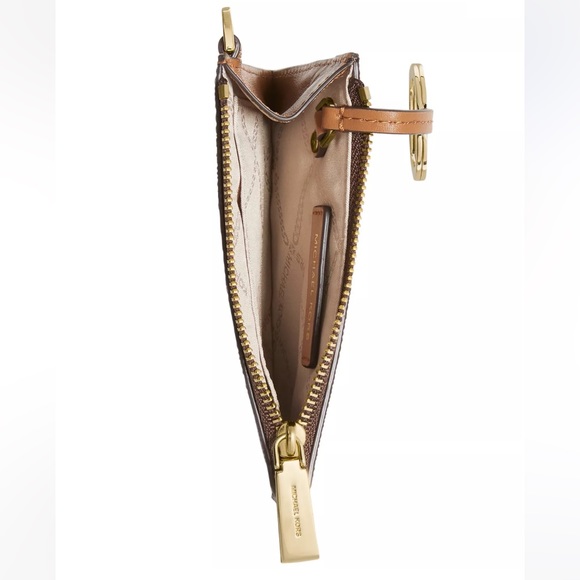 Michael Kors Brown/Gold Jet Set Small Coin Purse NWT - Picture 9 of 11